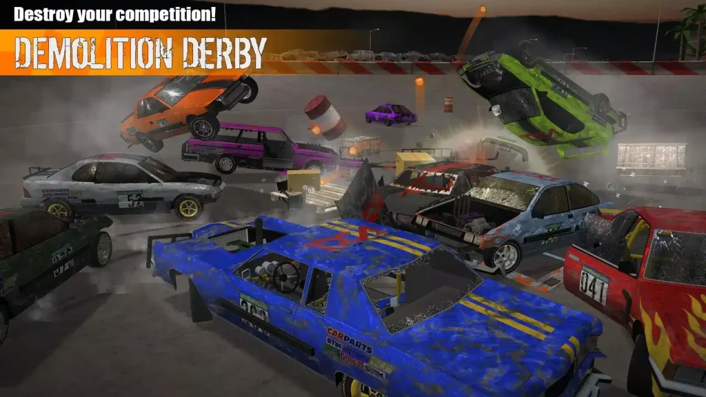 Demolition Derby 3 Mod [Unlimited Money] - gameplay screenshot 2
