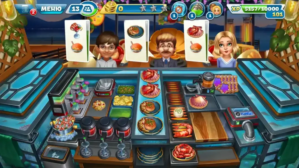 Kitchen Fever Mod [Unlimited Money] screenshot for Android